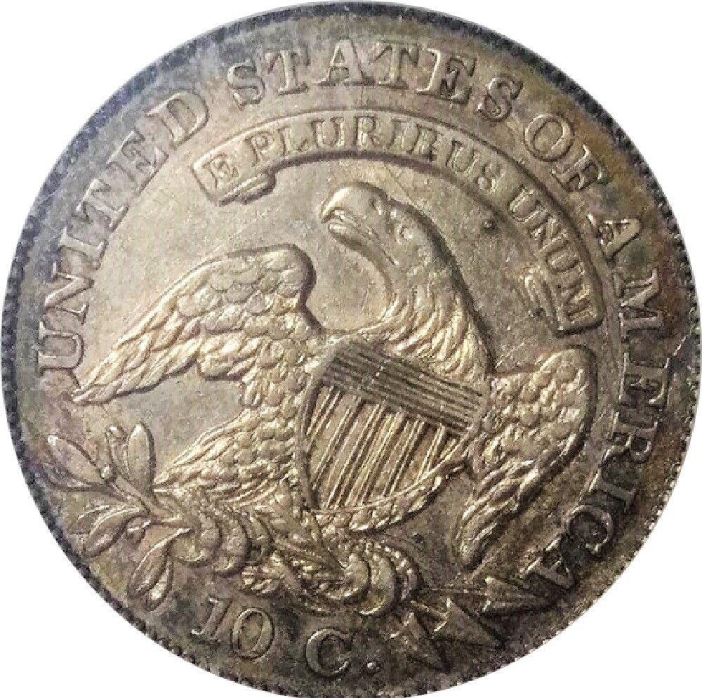 1831-Capped-Bust-Dime-In-Hand-Pics